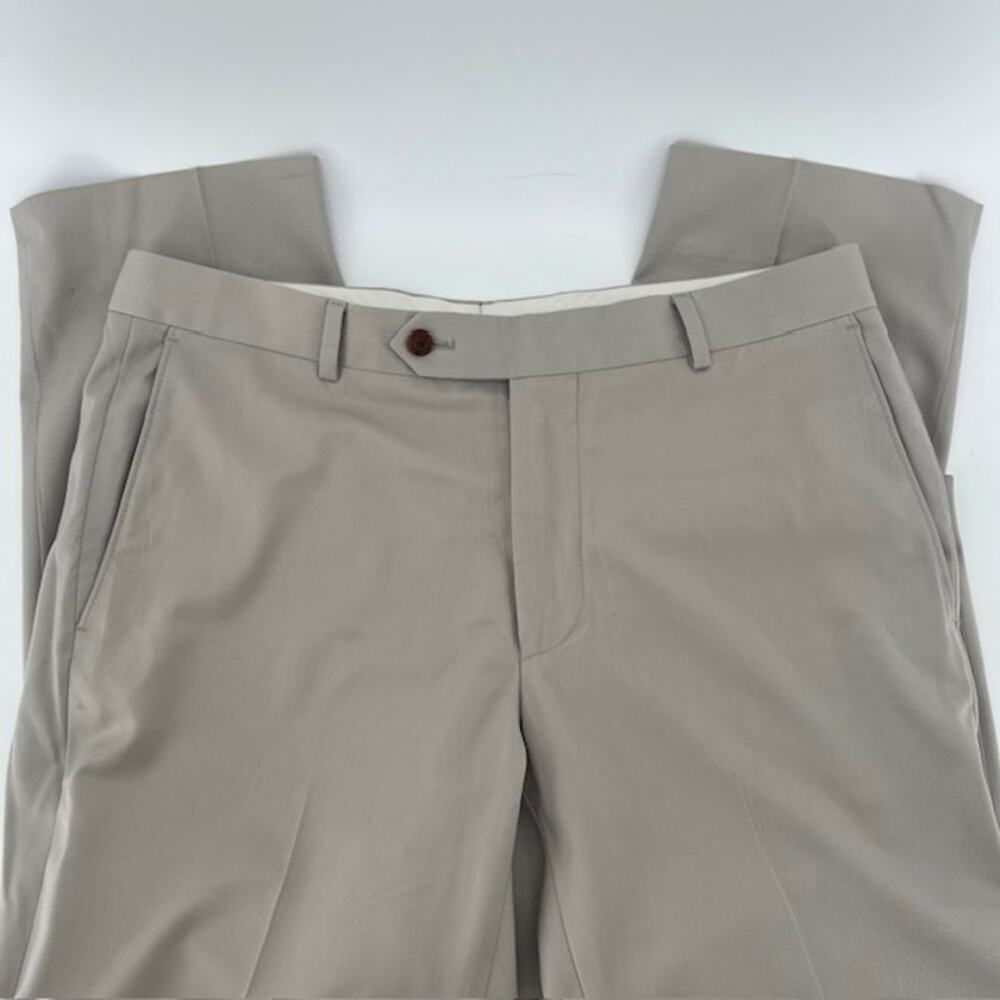 Samuelsohn Vitale Barberis Canonico Super 150s Wool Dress Pants Mens 36x30 READ